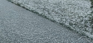 Çankırı’da dolu yağışı etkili oldu