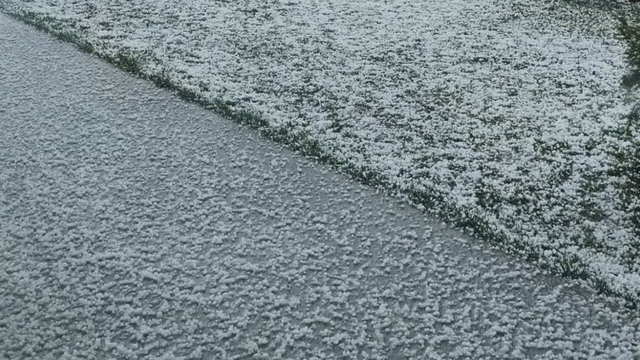 Çankırı'da dolu yağışı etkili oldu