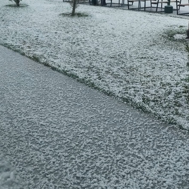 Çankırı'da dolu yağışı etkili oldu