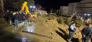 Samsun'da içme suyu ana isale hattı patladı: "Su kesintisi yaşanacak"