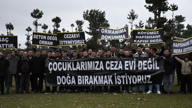 Köylülerden meraya yapılması planlanan cezaevine tepki