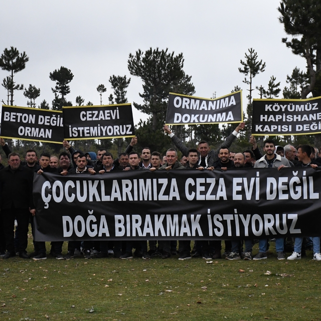 Köylülerden meraya yapılması planlanan cezaevine tepki