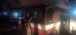 Konya'da bağ evinde yangın paniği