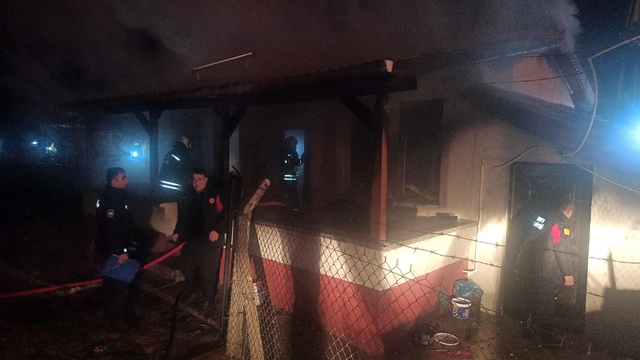 Konya'da bağ evinde yangın paniği