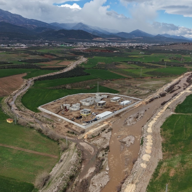 Hatay Büyükşehir Belediyesi, Hassa'ya atıksu arıtma tesisi inşa ediyor