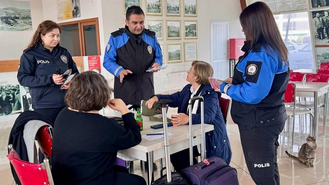 Bilecik'te vatandaşlara güvenlik bilgilendirmesi