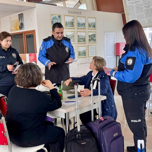 Bilecik'te vatandaşlara güvenlik bilgilendirmesi