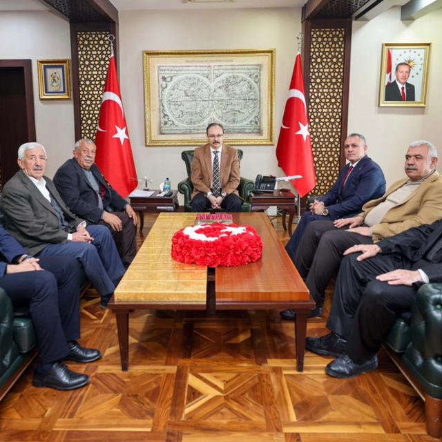 Anadolu Güvenlik Korucuları ve Şehit Aileleri Konfederasyonundan Vali Kızıl...