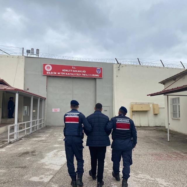 Bilecik'te 4 yıl hapis cezası bulunan şahıs yakalandı