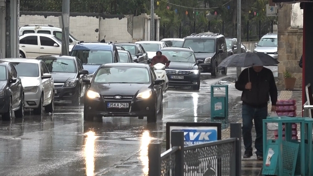 Kilis'te yağış etkili oluyor