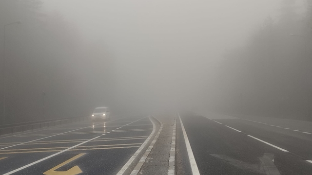 Bolu Dağı geçişinde yoğun sis