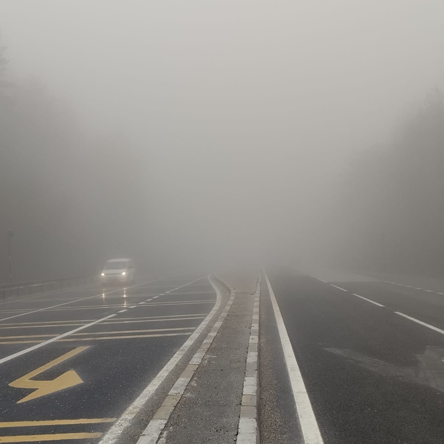 Bolu Dağı geçişinde yoğun sis