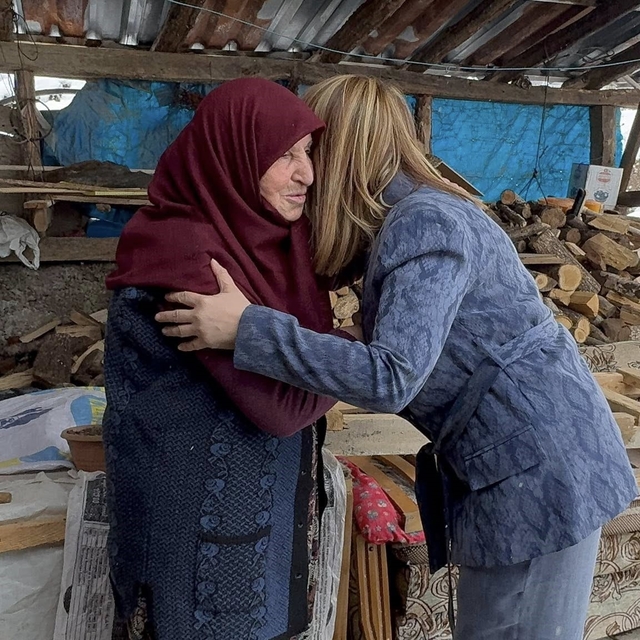 Şehit annesine anlamlı ziyaret