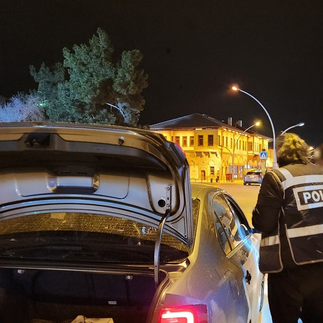 Karaman'da 108 araç trafikten men edildi