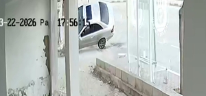 Karaman'da otomobilin takla attığı anlar kameraya yansıdı