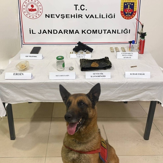 Nevşehir'de uyuşturucu operasyonu: 1 şüpheli yakalandı