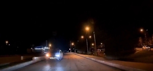 Karabük'te ters yön tehlikesi kamerada