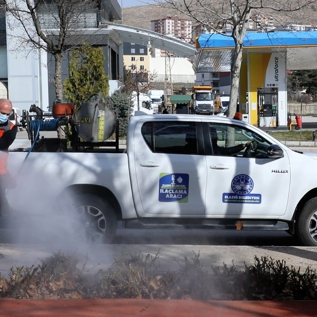 Elazığ ilaçlama çalışmaları başladı