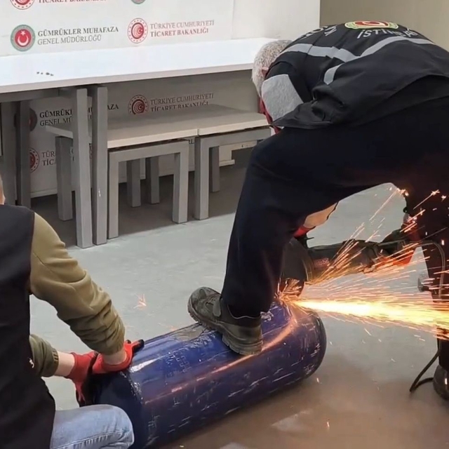 LPG tanklarından 35 kilo uyuşturucu çıktı
