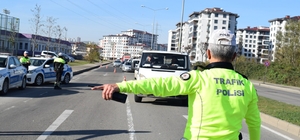 Ordu'da bir haftada 18 binden fazla araç ve sürücüsü denetlendi