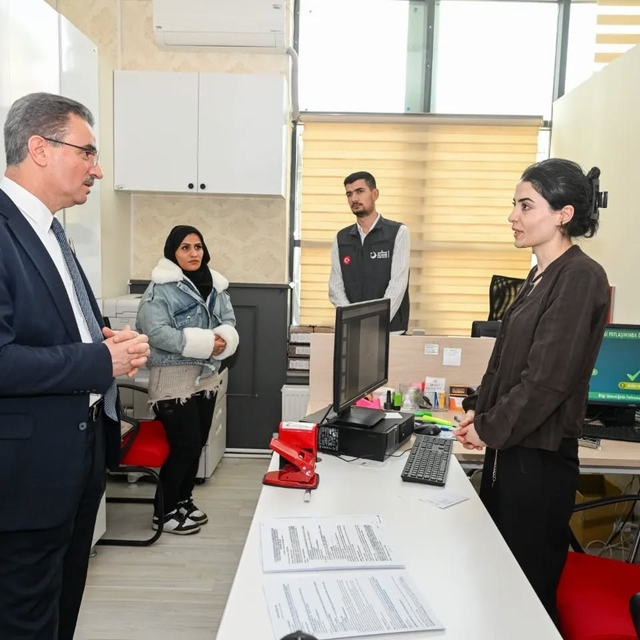 İl Göç İdaresi'nden Vali Baruş'a bilgilendirme