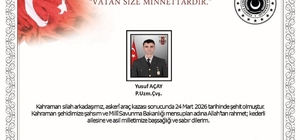 Ağrı'da askeri araç kazası: 1 uzman çavuş şehit oldu