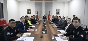 Adıyaman’da haftalık asayiş değerlendirme toplantısı yapıldı