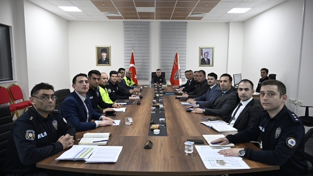 Adıyaman'da haftalık asayiş değerlendirme toplantısı yapıldı