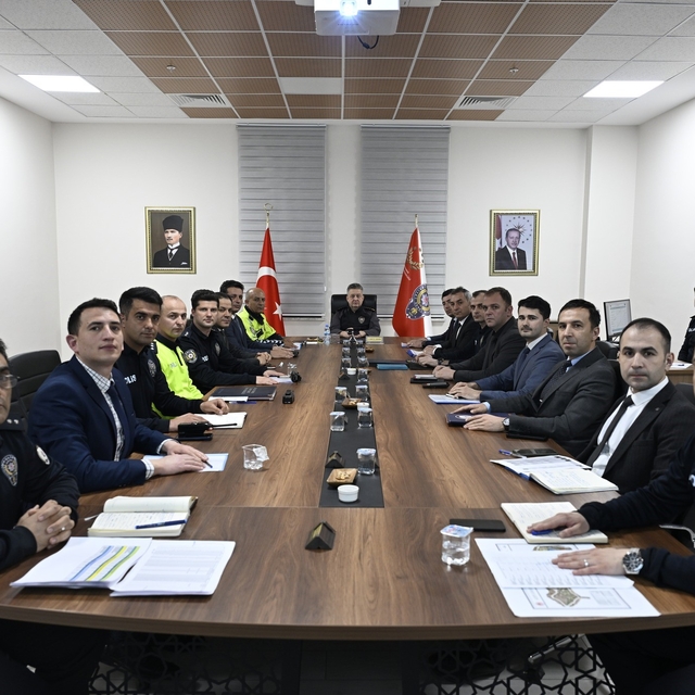 Adıyaman'da haftalık asayiş değerlendirme toplantısı yapıldı