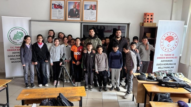 Gölbaşı'nda öğrencilere doğa koruma eğitimi verildi
