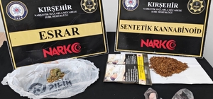 Kırşehir'de uyuşturucu operasyonunda 2 zanlı tutuklandı