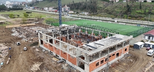 Ordu'da spor kompleksinin inşası devam ediyor