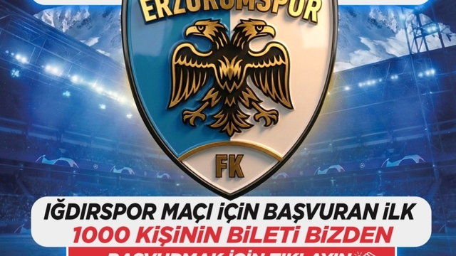 AK Parti'den bin taraftara maç bileti hediyesi