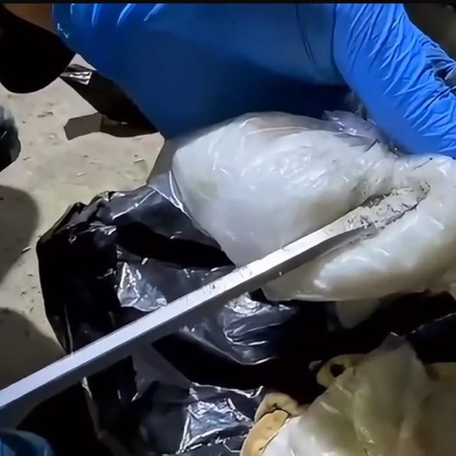 Mutfak tüpüne zulalanmış 8 kilo 300 gram metamfetamin ele geçirildi