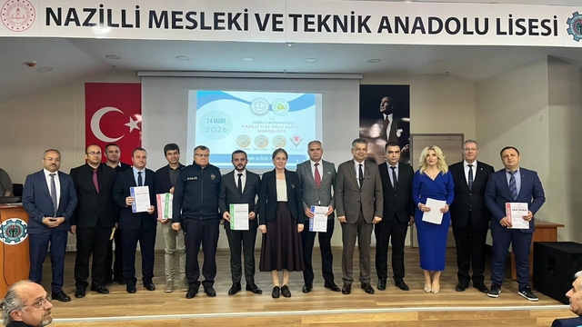 Nazilli'de projeleri ile dereceye giren okullar için ödül töreni düzenlendi