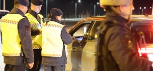 Aksaray’da jandarma ekipleri uygulamalarını sürdürüyor