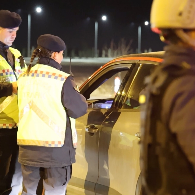 Aksaray'da jandarma ekipleri uygulamalarını sürdürüyor