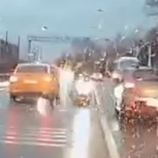 Trafik magandasının ehliyetine el konuldu