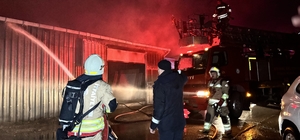 Mobilya atölyesinde yangın