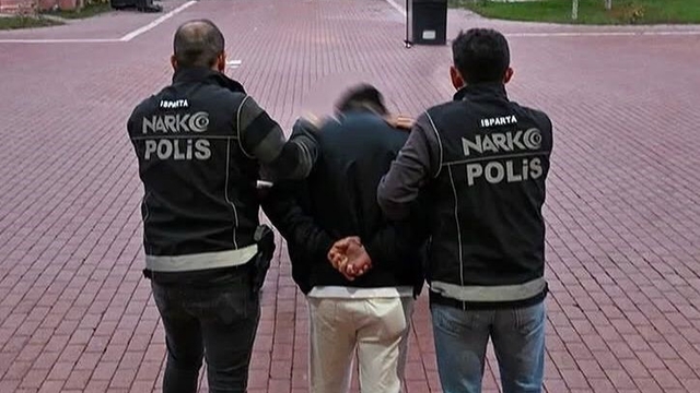 Isparta'da 12 yıl 6 ay hapis cezası bulunan şahıs yakalandı