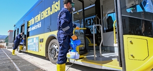 Mersin'de toplu taşımada hijyen ve güvenlik ön planda