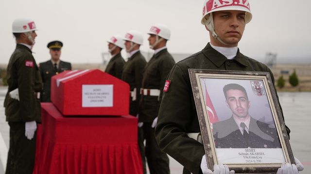 Şehit Akarsel'in naaşı memleketine uğurlandı