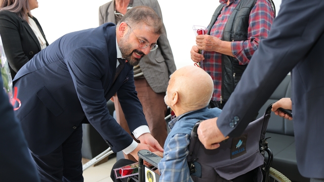 Bayburt'ta huzurevi sakinlerinin Yaşlılar Haftası kutlandı