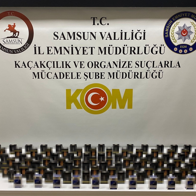 Samsun'da 2 bin 120 makaron ele geçirildi