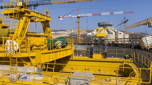 Akkuyu NGS'nin ikinci güç ünitesinde kutup vinci kuruldu