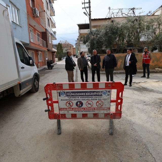 Barbaros'ta yollar yenileniyor