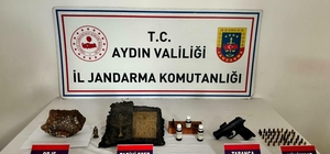 Aydın'da tarihi eser operasyonu; deri üzerine altın işlemeli tılsım kitabı ele geçirildi