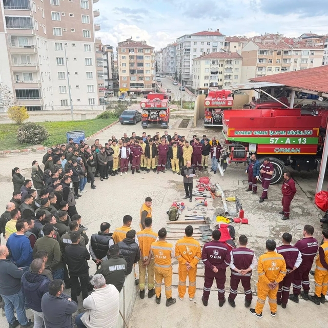 Sinop'ta orman muhafızlarına kritik eğitim