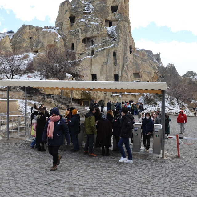 Kapadokya 3 günlük bayram tatilinde 57 bin 988 ziyaretçiyi ağırladı