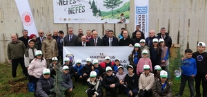Ordu'da fidanlar topraklar buluşturuldu